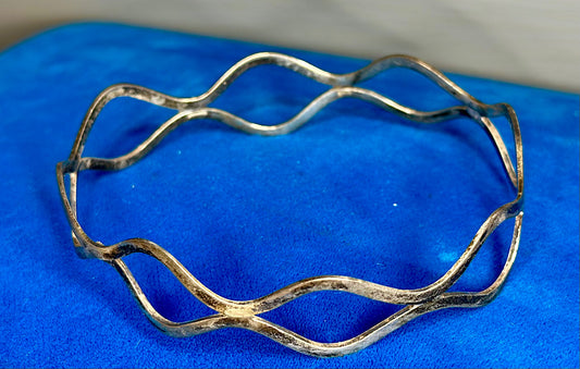 Vintage BIRKS Sterling Modernist Bangle