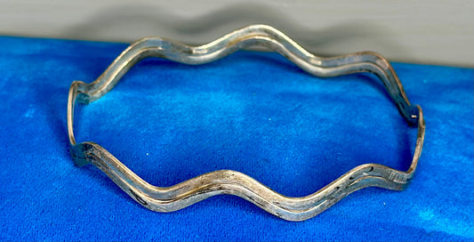 Vintage BIRKS Sterling Modernist Bangle