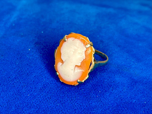Antique 14kt Gold Cameo Ring