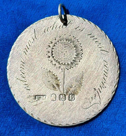 Antique 1806 'Gahagan Society' Membership Pass Pendant