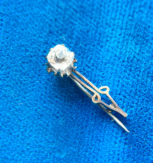 Georgian 'Halley's Comet' 8ct Gold and Enamel Pin