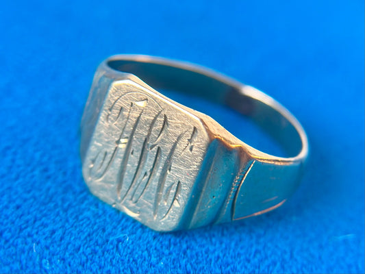 Vintage 10kt Gold 'Signet' Ring
